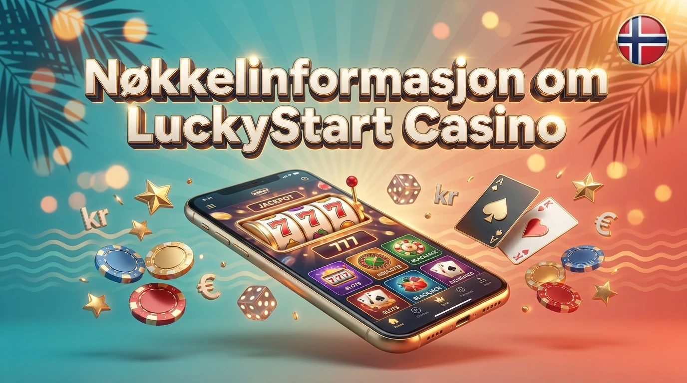 Nøkkelinformasjon om LuckyStart Casino